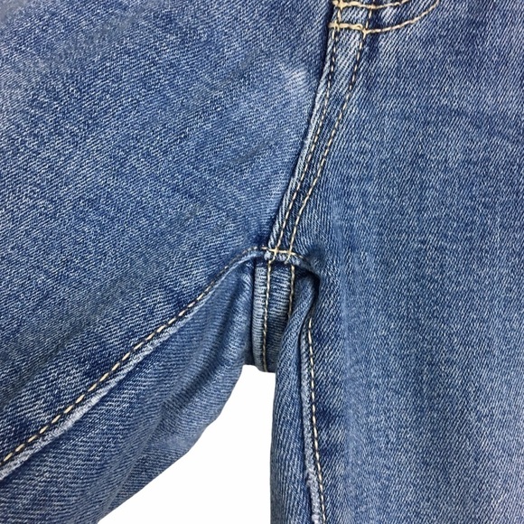GAP Jeans Straight Medium Indigo Wash Stretch Denim Mid Rise Size 28 Regular - Picture 11 of 13